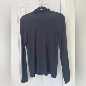 American Eagle Soft & Sexy Turtle Neck Black Top
